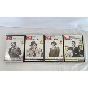 TV Guide Presents Master Crime Solvers 4 DVD Box Set Sherlock Holmes Dick Tracy